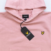 Lyle & Scott Girls Sweat Long Sleeve Pink Hoodie with Front Pocket