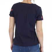 White Stuff Women’s Watermelon Blue T-Shirt Summer Short Sleeve - Quality Brands Outlet