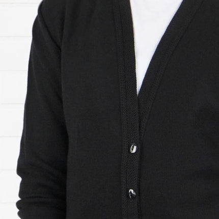 Balmoral Cardigan Balmoral Cardigan Wool Blend Knitted Trim