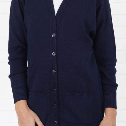 Balmoral Cardigan Balmoral Cardigan Wool Blend Knitted Trim