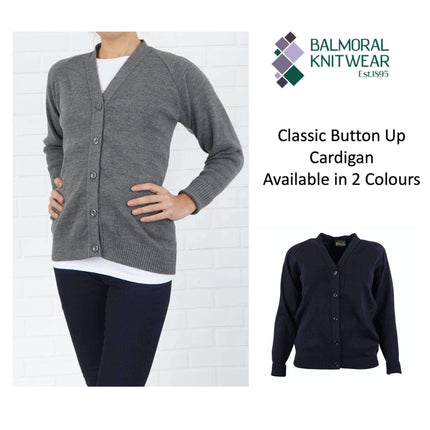 Balmoral Cardigan Balmoral V-Neck Raglan Soft Touch Cardigan