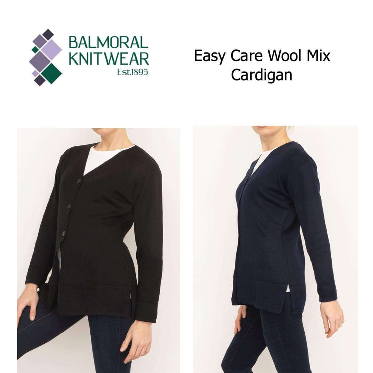 Balmoral Cardigan Balmoral V-Neck Wool Blend Cardigan
