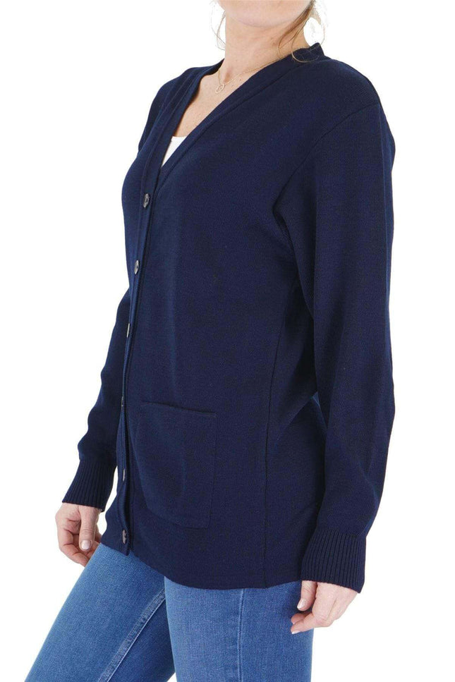 Balmoral Cardigan Balmoral V-Neck Wool Mix Pocket Cardigan