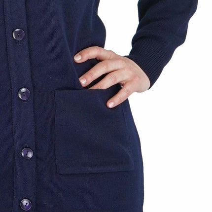 Balmoral Cardigan Balmoral V-Neck Wool Mix Pocket Cardigan