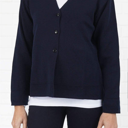 Balmoral Cardigan Dark Midnight / 8 Balmoral V-Neck Cardigan