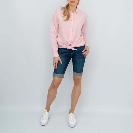 Next Longline Long Sleeve Loose Relaxed Fit Cotton Shirts-Quality Brands Outlet-