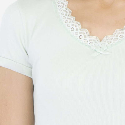 White Stuff Night Owl Short Sleeve Pyjama Tops-Quality Brands Outlet-