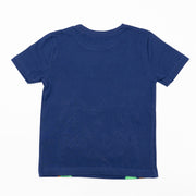 Mini Boden Boys Relaxing Sloth Holiday Navy Blue Short Sleeve Tops - Quality Brands Outlet