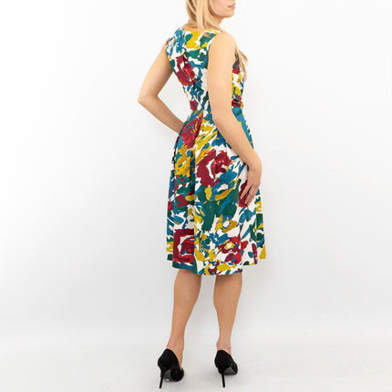 Seasalt Merthen Artists Impression Sleeveless Fit & Flare Midi Dresses-Quality Brands Outlet-