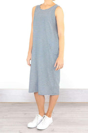 Seasalt Dress Blue / 12 Seasalt Striped Halldrine Dress