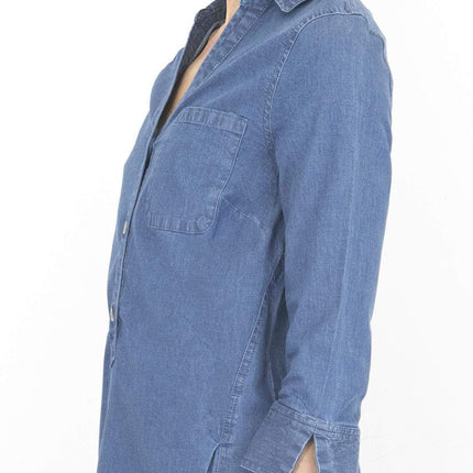 Bonmarche Dress Bonmarche Mid Blue Denim Dress