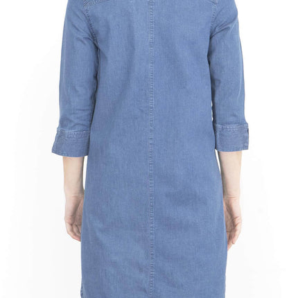 Bonmarche Dress Bonmarche Mid Blue Denim Dress