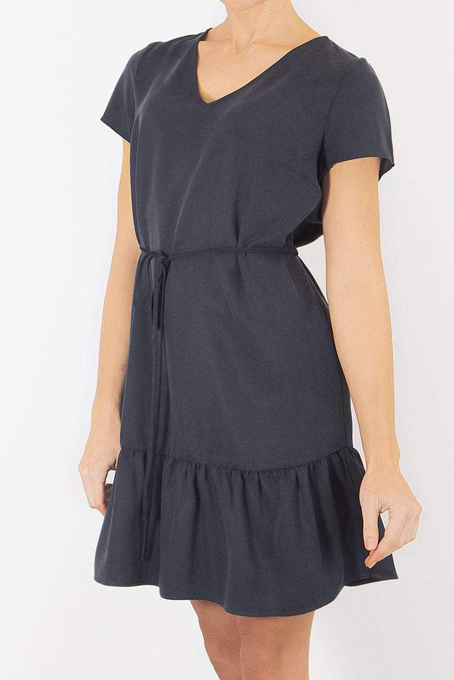 Jack Wills Launders Short Sleeve Navy Casual Short Dress-Quality Brands Outlet-