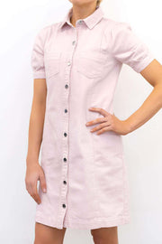 Phase Eight Kiah Pink Denim Short Shirt Dress - Quality Brands Outlet