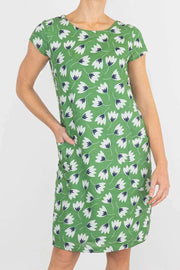 Seasalt Dress Seasalt River Cove Dress in Green Floral Print