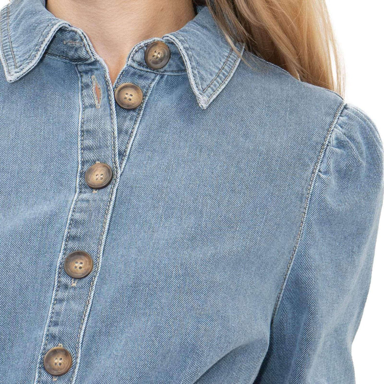 holly willoughby denim dress m&s Holly Willoughby Denim Basque Dress This Morning January 2023  Fashion You  Really Want