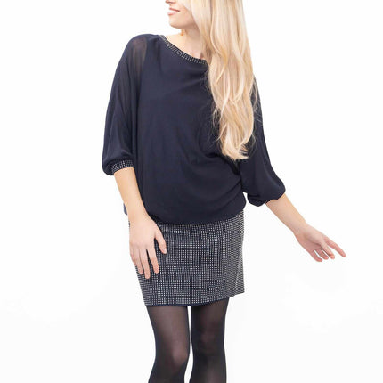 Phase Eight Saffron Dark Navy Short Dress - Quality Brands Outlet