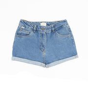 Saltrock Blue Denim High Waisted 5-Pocket Summer Shorts - Quality Brands Outlet