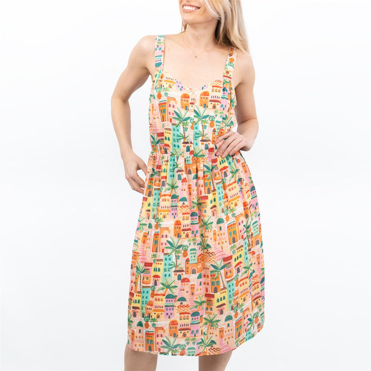 TU Clothing Holiday Print Sleeveless Midi Dress - Quality Brands Outlet