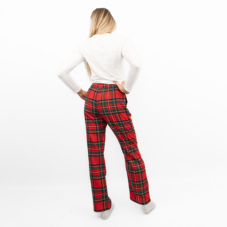 Old Navy Womens Red Plaid Tartan PJ Style Bottoms - Quality Brands Outlet