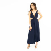 Karen Millen Navy Sleeveless Long Maxi Dress