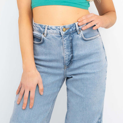 Hush Flare Wide Leg High Waisted Jeans for Women-Quality Brands Outlet-