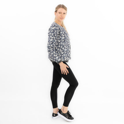 White Stuff Emma Quilted Jersey Button Up Floral Print Jackets - Quality Brands Outlet