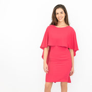 Coast Sofia Cape Pink Knee Length Shift Dress - Quality Brands Outlet