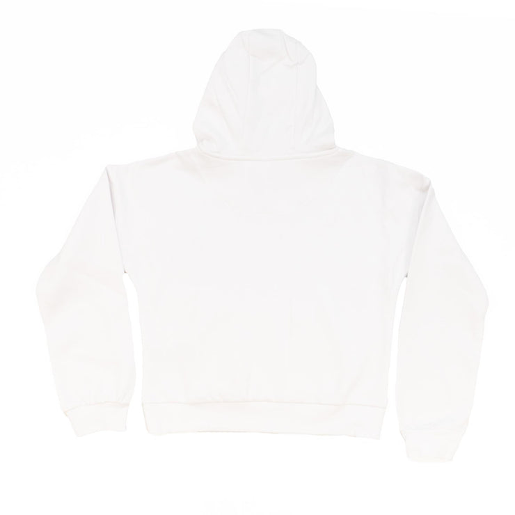 Lyle & Scott Girls Sweat Long Sleeve White Hoodie with Front Pocket - Quality Brands Outlet