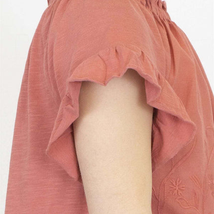 Next Girls Blouse Next Girls Red Embroidered Top