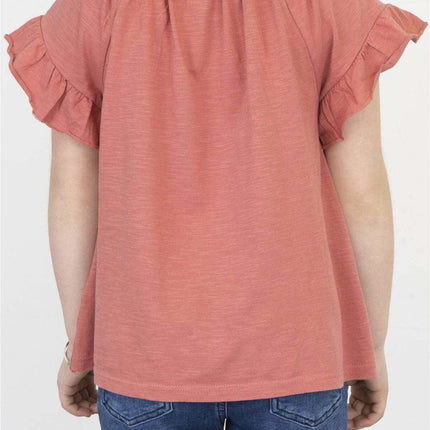 Next Girls Blouse Next Girls Red Embroidered Top