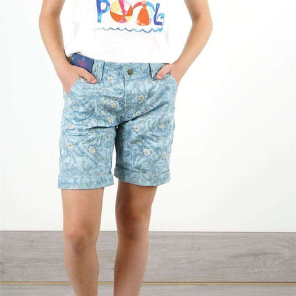 FatFace Girls Shorts FatFace Girls Aloa Blue Shorts