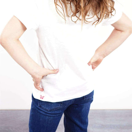 FatFace Girls T-Shirt FatFace Girls Summer Pool White Top