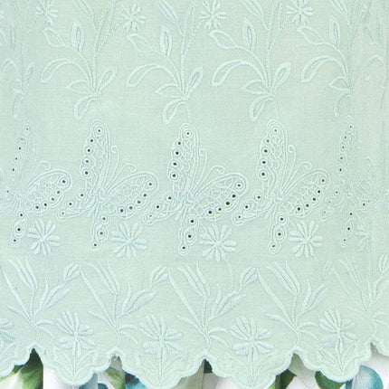 Next Girls Top Next Green Embroidered Butterfly Top