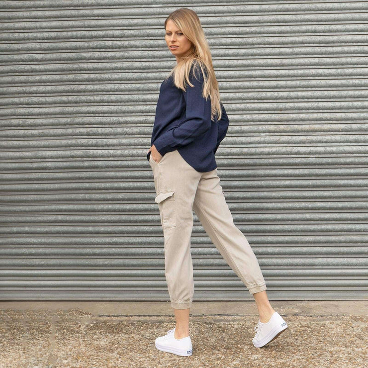 Hush khaki online joggers