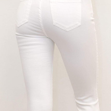 White Stuff Isla Cropped Skinny Stretch Leggings in 3 Colours-Quality Brands Outlet-