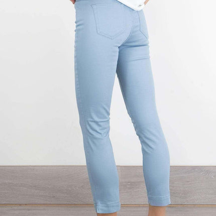 White Stuff Jade Cropped Pastel Colours Skinny Trousers - Quality Brands Outlet