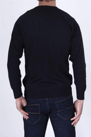 Balmoral Jumper Balmoral V-Neck Cotton Blend Jumper