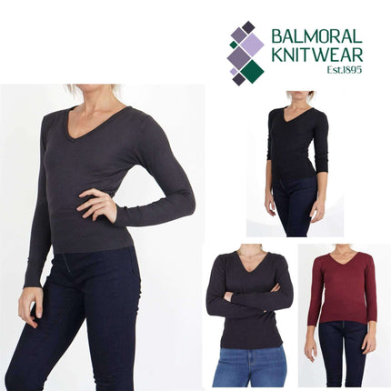 Balmoral Jumper Balmoral V-Neck Premium Soft Jumper