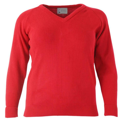 Balmoral Jumper Balmoral V-Neck Unisex Kids Raglan Soft Touch Jumper