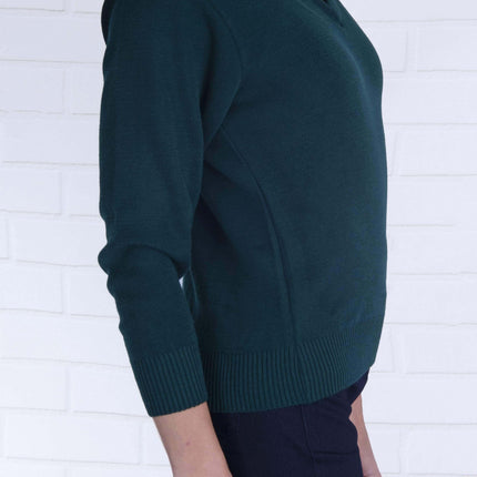 Balmoral Jumper Balmoral V-Neck Wool Mix Teflon Coated Jumper