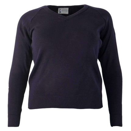 Balmoral Jumper Navy / 20 - 44" Balmoral V-Neck Jumper