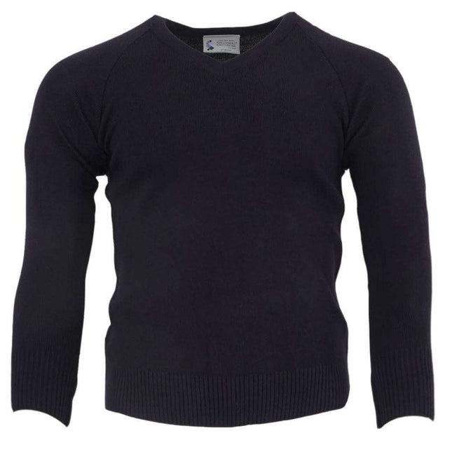Balmoral Jumper Navy / XXXL - 48" Balmoral V-Neck Soft Touch Jumper