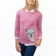 Wood Hill Larry The Llama Pink Jumper - Quality Brands Outlet