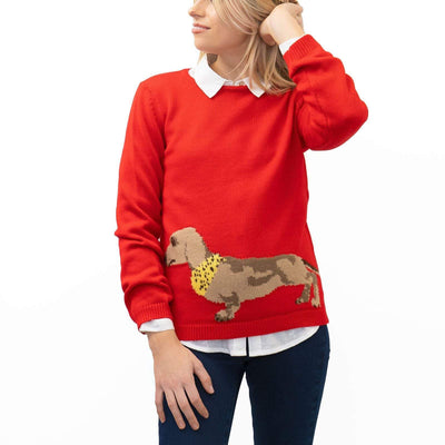 Wood Hill Sam The Dog Red Jumper - Quality Brands Outlet