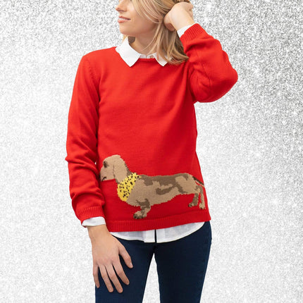 Wood Hill Sam The Dog Red Jumper - Quality Brands Outlet