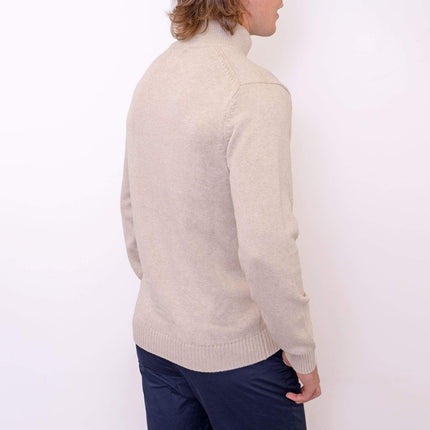 Springfield Half Zip Striped Jumper-Quality Brands Outlet-