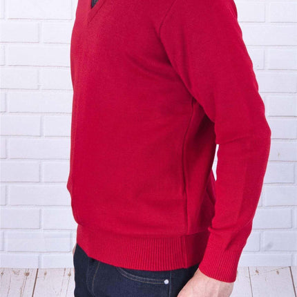 Balmoral Kids Jumper Balmoral V-Neck Wool Mix Kids Unisex Jumper Teflon Coated