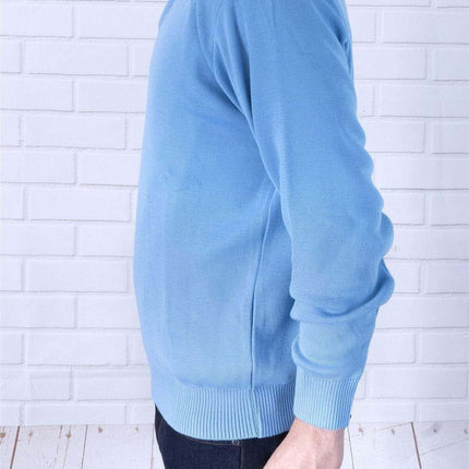 Balmoral Kids Jumper Balmoral V-Neck Wool Mix Kids Unisex Jumper Teflon Coated