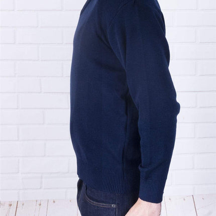 Balmoral Kids Jumper Balmoral V-Neck Wool Mix Kids Unisex Jumper Teflon Coated